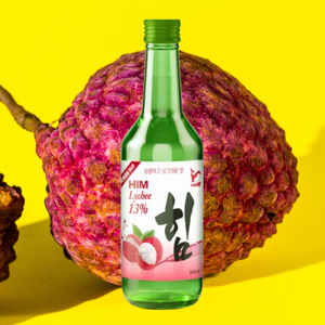 Korean Alcoholic Beverage From Vietnam Manufacturer Good Price <b>Lychee</b> Flavor Drink Directly Glass Bottle Korean Drinking Soju - Product Image 2