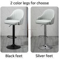 Chaise de salle à manger moderne, mobilier de maison, tabourets de bar pivotants à hauteur réglable pour cuisine, KTV, îlot de bar, réception, hôtel, salon