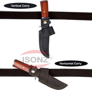 Funda de cuero de fabricación al por mayor para cuchillos, Funda de cuero para acampar al aire libre - Product Image 2