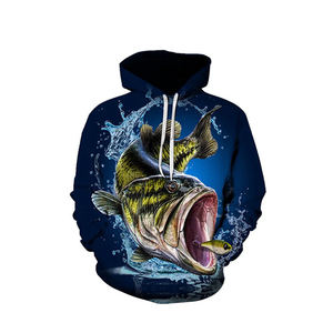 Moda 2025, Jersey de pesca de manga larga para hombre, sudaderas con capucha de verano de secado rápido transpirables, características transpirables de secado rápido, sublimación DTF - Product Image 1