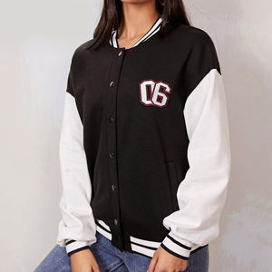 Abrigo personalizado de diseño superior, chaqueta de béisbol universitaria para mujer, chaqueta de ropa de hombre de calidad superior de alta calidad - Product Image 3