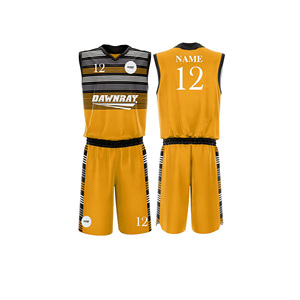 Conjunto de Uniforme de Baloncesto OEM, Jersey y Pantalones Cortos de Poliéster Transpirable de Secado Rápido, Ropa Deportiva para Hombres, Mujeres y Jóvenes - Product Image 1