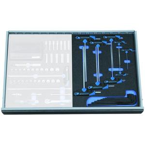 Jeu de clés Allen hexagonales Gedore de 17 pièces dans un module d'outils CT - Product Image 2