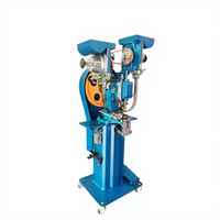 Machine industrielle automatique à double tête pour œillets et boutons de rideaux, pour valises, bannières, fabrication de badges, machine à poinçonner