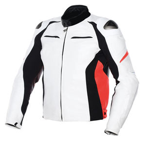 Vestes de moto en cuir véritable de coupe régulière dernier style Vestes de moto en cuir 100% avec logo personnalisé de haute qualité - Product Image 1