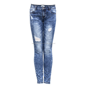 Meilleurs jeans stretch slim pour femmes et jeunes filles, design élégant, grande taille, tendance, en denim, pour le shopping en ligne - Product Image 2