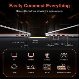 Ordinateur portable professionnel 15,6 pouces, Intel Windows 10 Pro, anglais, carte graphique dédiée, ventilateur de refroidissement haute performance, WIFI6 BT5 1366x768 - Product Image 6