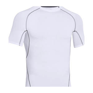 เสื้อคอมเพรสชั่นผู้ชายคุณภาพเยี่ยม ผ้าฝ้าย 100% เสื้อยืดผู้ชายทรงหลวม ผ้าเนื้อดีไซน์หรูหรา เสื้อคอมเพรสชั่นสำหรับผู้ชาย - Product Image 1
