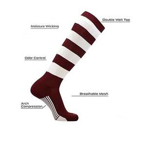 Custom Colors Rugby <b>Socks</b> For Adult Manufacture Rugby <b>Socks</b> Wholesale Unisex Rugby <b>Socks</b> On Sale - Product Image 3
