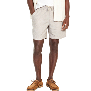 Pantalones cortos informales de algodón 100% personalizados para hombre, tela de malla de Color sólido para entrenamiento, correr, pantalones cortos ecológicos de moda - Product Image 2