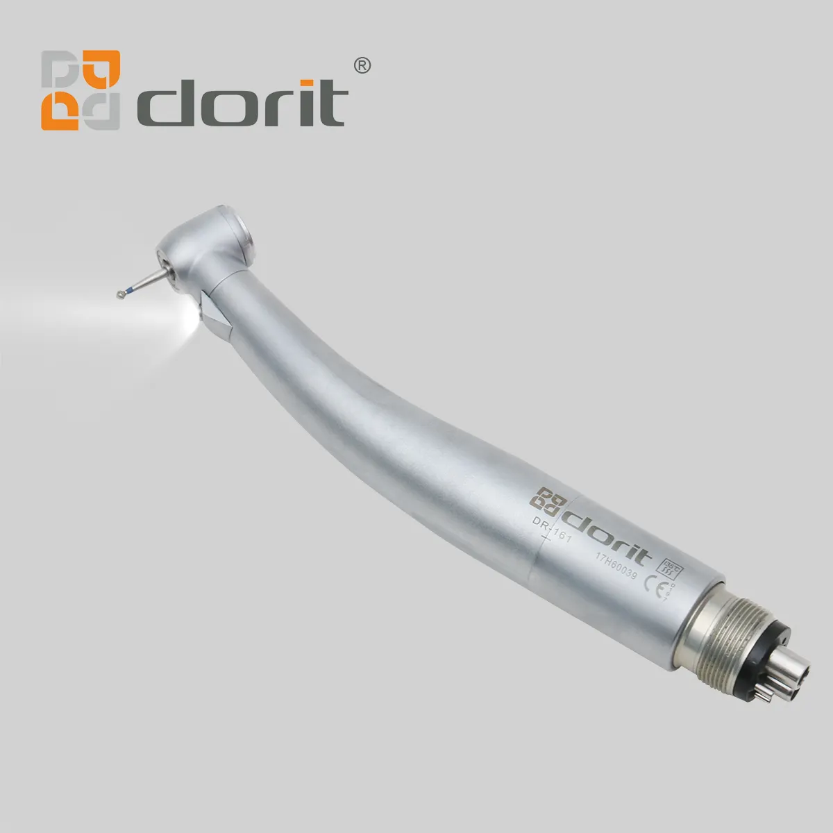 Promotion! DORIT Push button Air Turbine High Speed dental handpiece LED generator light Dental Hand Pieces