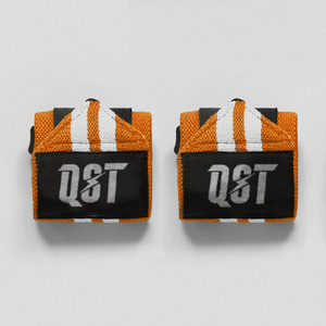 Muñequeras de Algodón para Levantamiento de Pesas con Logotipo Personalizado OEM, Antideslizantes, Resistentes, Elásticas y a Rayas para Entrenamiento en Gimnasio - Product Image 3