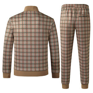 Conjunto Deportivo de Otoño Invierno para Hombre, Estilo Europeo Americano, Color Sólido, Forro Polar, Chándal Informal, Transfronterizo - Product Image 4