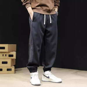 Conception de logo personnalisé OEM pantalons décontractés légers de grande taille pour hommes et jeunes printemps automne pantalons de sport coniques amples - Product Image 6