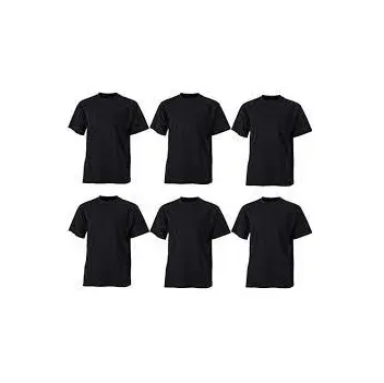 High-quality Blank Unisex T-shirt 100% Cotton Organic T-shirt Custom Design Printed Logo Men T-shirt black from india