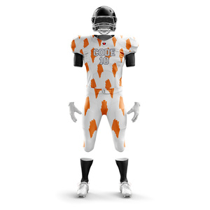 Conjunto de camiseta de fútbol americano directo de fábrica para niños personalizable transpirable corto de talla grande entrega rápida precio bajo OEM - Product Image 5