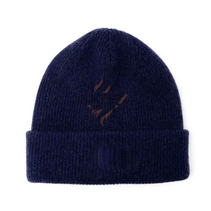Bonnet d'hiver côtelé personnalisé en tricot, vente en gros, bonnet chaud en mélange de laine, casquette unisexe, couvre-chef d'hiver OEM ODM - Product Image 3