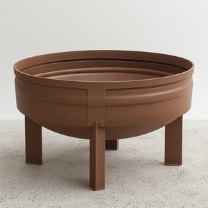 Brasero de Metal Minimalista Moderno Diseñado para Jardines Contemporáneos que Ofrece un Diseño Limpio y un Calor Confortable - Product Image 5