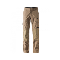 Pantalon de travail industriel haute visibilité FR pour électricien, bleu marine, en Cordura respirant, idéal pour l'été et les mines de charbon, avec genouillères et bandes réfléchissantes