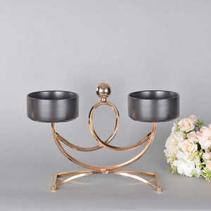 Candelabro Centro DE MESA DE BODA Portavelas 2023 Nueva colección Vela hecha a mano para decoración del hogar y la boda a precio asequible - Product Image 2
