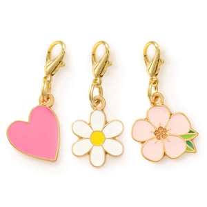 愛犬用首輪チャーム、ペット用首輪チャーム、マルチエナメルフラワー、恋人用首輪チャーム、カスタムペットジュエリー、卸売 - Product Image 2