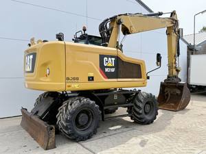 Excavatrice sur pneus d'occasion Caterpillar M316F, poids opérationnel de 15 tonnes, modèles mini 330BL 336D, moteur, boîte de vitesses, pompe à engrenages, PLC - Product Image 3