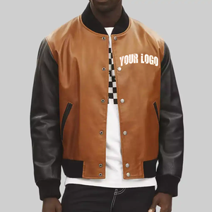 Chaquetas Varsity Impermeables con Revestimiento para Hombre, Nueva Moda de Invierno, Chaqueta Universitaria Casual con Logotipo Personalizado, Patrón de Chaqueta Letterman 2026 - Product Image 5