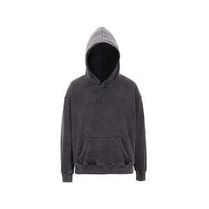 Venta al por mayor 100% algodón vintage sudaderas con capucha de gran tamaño para los hombres nueva moda Impresión logotipo personalizado superventas suéter cálido para el otoño - Product Image 3