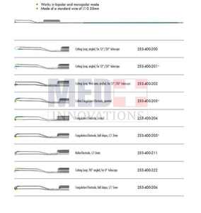 Électrodes de coupe bipolaires et monopôlaire de haute fréquence de qualité A+ pour urologie, boucles de coupe S T O R Z, resection de tissus prostatiques, résectoscope - Product Image 3