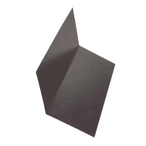 Personnalisé 90 Degrés Métal/Aluminium 4 \ "x5 \" x8 \ "Étape Clignotant Durable Couleur Acier pour Toiture Design Moderne - Product Image 1