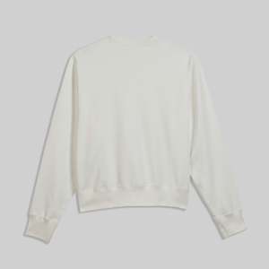Top de punto de algodón reciclado con cuello redondo - Product Image 3