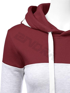 Vente en gros de pull de haute qualité au design unique avec logo personnalisé sweat pour femme déclaration sweat à capuche en polaire à fermeture éclair surdimensionnée - Product Image 4