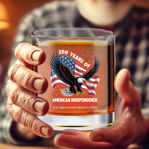 <span class=keywords><strong>Verres</strong></span> à whisky ronds de luxe personnalisables avec logo, souvenir du 250e anniversaire américain, cadeau haut de gamme pour le 4 juillet - Product Image 4