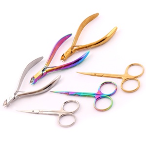 Hot bán Nhật Bản thép không gỉ dao cạo cạnh kéo đa chức năng làm tóc kéo với tip nhọn công cụ chăm sóc sắc đẹp - Product Image 4