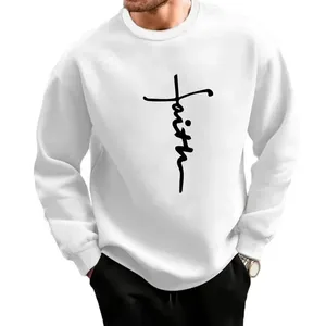 Survêtement décontracté de qualité pour homme, automne-hiver, mode quotidienne, sweat-shirts et pantalons de survêtement uniques, confort sportif, simplicité, extérieur - Product Image 4