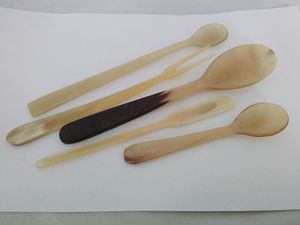 CENTURIES, cubiertos de estilo Animal único, cuchara de cuerno de búfalo de buey Natural pulido, diseño único para Decoración de mesa de restaurante - Product Image 6