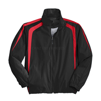 Pull-over de sport décontracté coupe-vent en nylon Veste coupe-vent de couleur unie Sweat à capuche imperméable avec cordon de serrage Demi-fermeture éclair