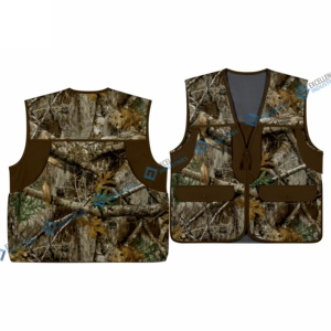 Vente en gros 2025 Nouveau design Gilet de chasse pour homme sur mesure Service OEM & ODM Fabriqué au Pakistan Polyester Pliable - Product Image 3