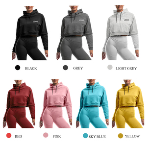 Women Long Sleeve Croptop <b>Hoodie</b> Casual Wear <b>Girls</b> Cropped <b>Hoodie</b> Women's Streetwear <b>Hoodie</b> - Product Image 6