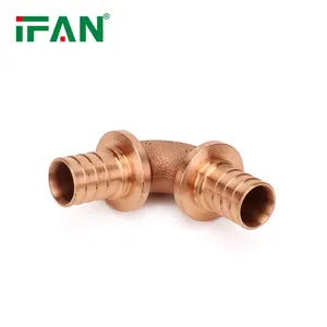 IFAN Top Quality Pipe E Acessórios Deslizantes Pex Cotovelo De Bronze Para Tubulação De Aquecimento De Piso