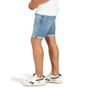 Nuevos Pantalones Cortos de Mezclilla Casuales para Hombre Hechos a Medida, 100% Algodón, Color Sólido, Transpirables, de Secado Rápido, Ligeros, de Alta Calidad para Venta en Línea - Product Image 4