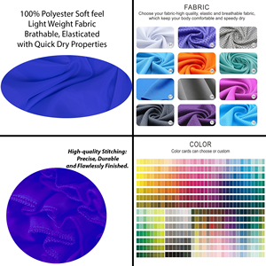 Camiseta de entrenamiento de fútbol de malla de tela 100%, ropa deportiva transpirable elástica con estampado de logotipo personalizado para adultos - Product Image 5