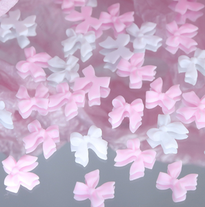 50pcs résine arc ruban ongles breloques pièces 3D nœud papillon strass Nail Art décoration accessoires pour bricolage coréen polymère argile - Product Image 2