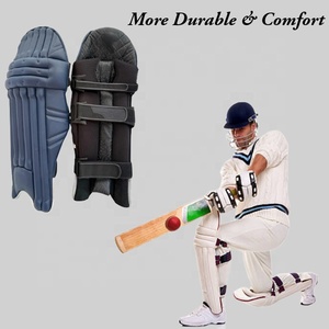 Protectores de Piernas de Cuero PU Personalizados al por Mayor para Críquet, Equipo de Protección para Jugadores, Práctica de Bateo, Seguridad, Almohadillas de Piernas de Alta Calidad - Product Image 4