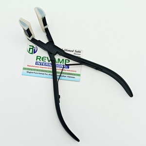 Professional High Quality <b>Tape</b> Hair Extension Pliers Flat Surface Stainless Steel for Commercial Use REVAMP INTERNATIONAL Brand - Product Image 2