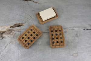 Bac à savon pour évier de cuisine, contremarches en bois pour la décoration, pour la salle de bain et le comptoir de cuisine - Product Image 4
