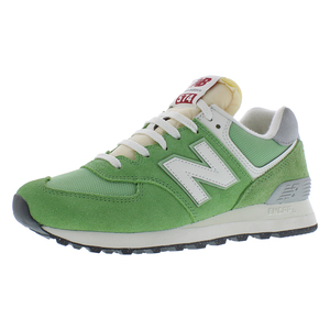 Scarpe unisex New Balance 574 Colore: Verde/Bianco 100% autentiche - Product Image 1
