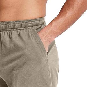 Taille élastique Vêtements pour hommes Shorts Plus Size High Street Style Coton Respirant D'été Solide Couleur Sportswear Hommes Shorts - Product Image 5