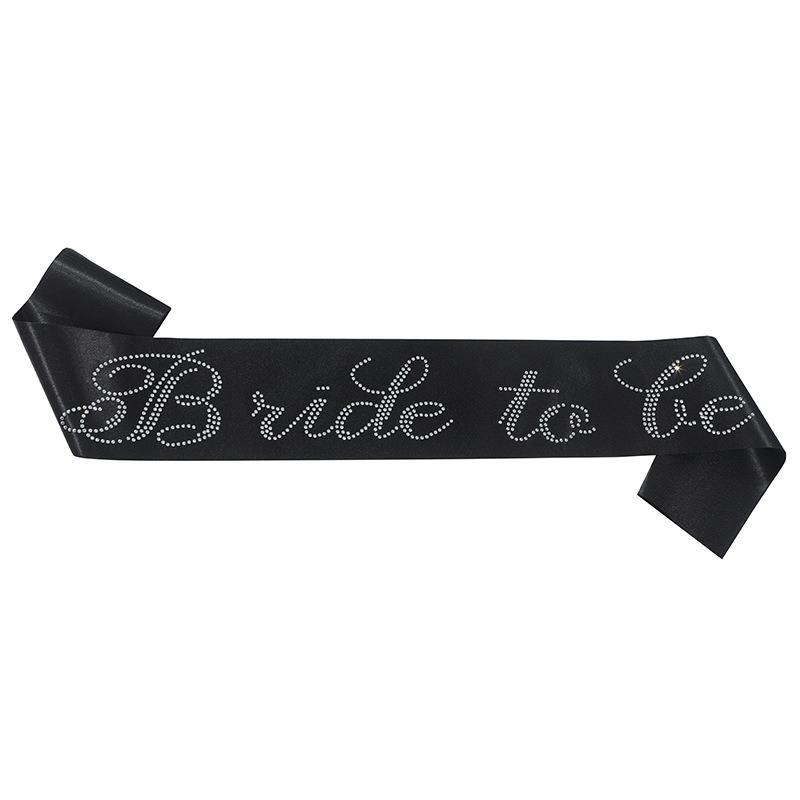 Black satin cloth+Hot rhinestones