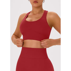 Conjuntos de Yoga Reversibles Deportivos, Tela Elástica Ligera, Transpirable, Elástica en Cuatro Direcciones, Ecológica, Top y Leggings Flexibles para Entrenamiento - Product Image 5